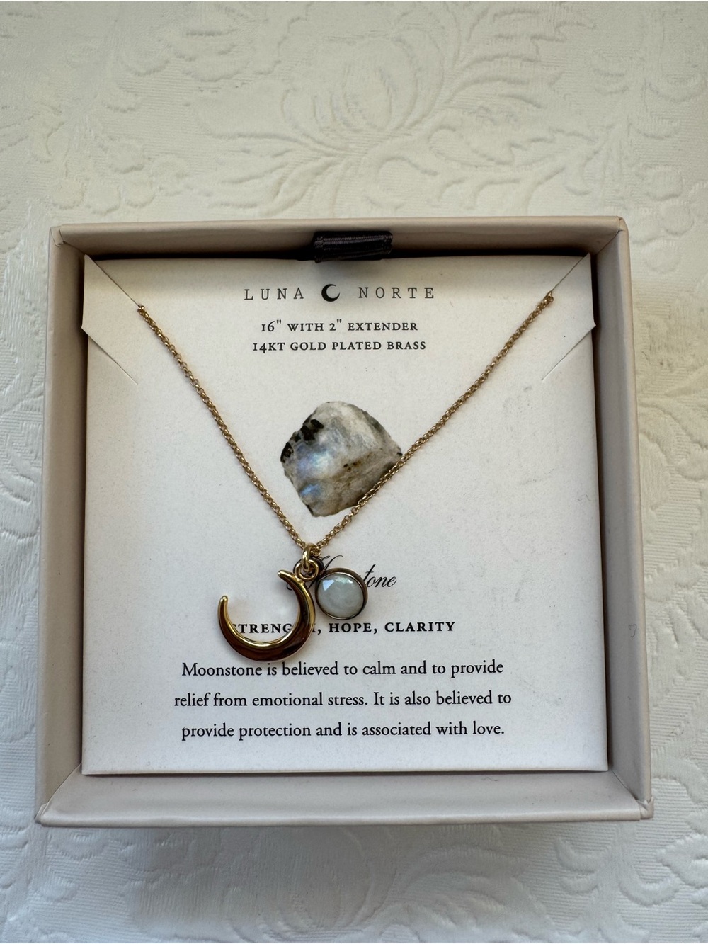 Luna Norte 14K Gold plated Necklace